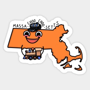 Massa-choochoo-setts Sticker